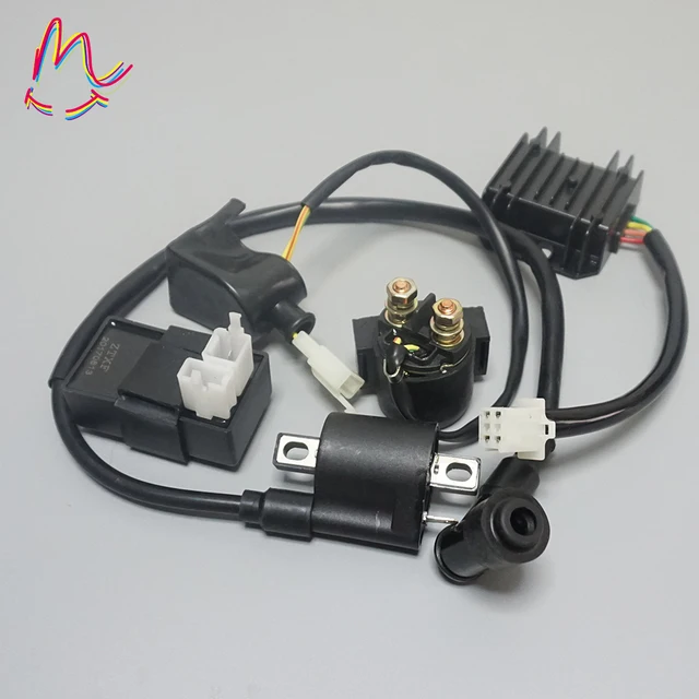 Motorcycle Cdi Ignition Schematic, Ignition Coil 6 Pins Cdi 5 Wires Voltage Regulator Rectifier Relay Cc Chinese Atv, Motorcycle Cdi Ignition Schematic