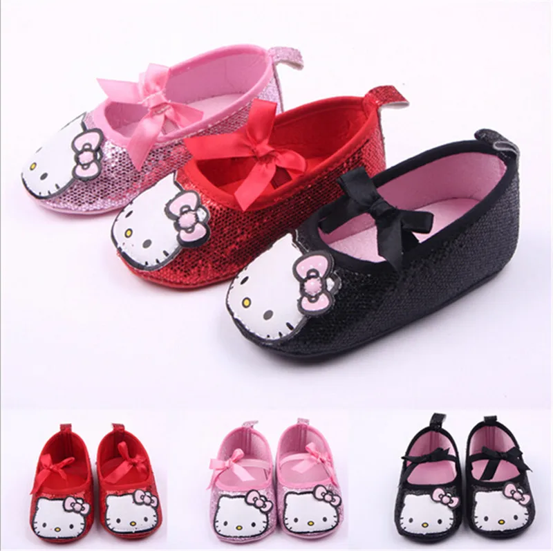 

Lovely Cartoon Baby Shoes Toddler Soft Crib Shoes Girls Princess Shoes