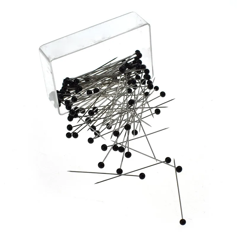Looen 100pcs Mini Round Bead Sewing Pins Clothing Safety Pin DIY Decoration Garment Needles Tools Crafts Sewing Accessories (11)