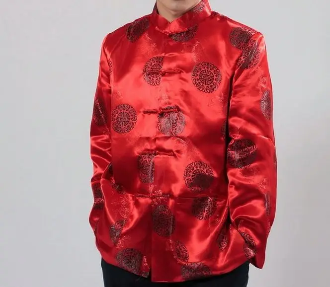 Шанхай история с длинным рукавом китайская куртка Китайская традиционная национальная тенденция костюмы Тан костюм мандарин воротник рубашк - Цвет: as picture