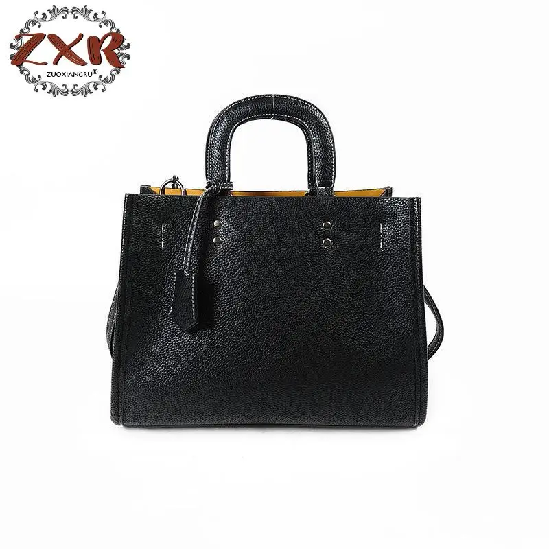 

Zuoxiangru New Women Leather Handbag Large Lady Briefcase Female Laptop Crossbody Bag Brand Designer Tote Bag Chic Bag