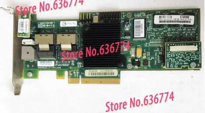 

Original SAS 8708EM2 8-Port array card supports RAID 5.6