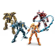 Bloquear Sluban Edifício Pacific Rim Gipsy Averger Sabre Athena Bracer Phoenix Guardião Bravo Figuras de Ação Educacional Brinquedo Tijolo
