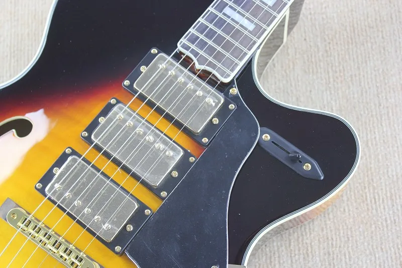 Одежда высшего качества G L5 L 5 модель Гитары полые Средства ухода за кожей Archtop