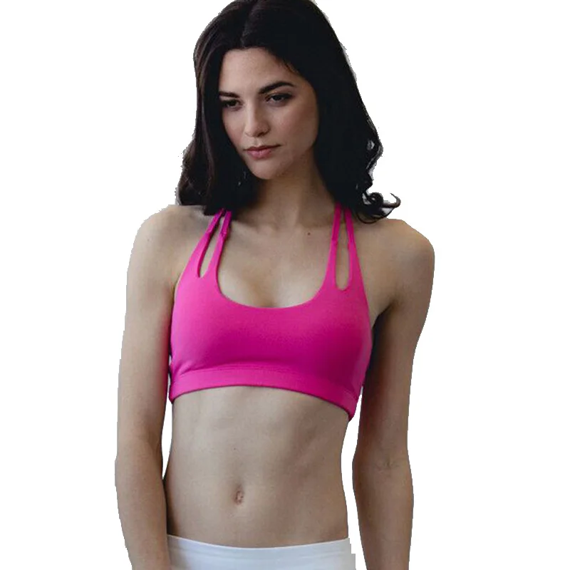 2017 Fitness Tank Tops Camisole Women Ioga Bras Back Cross Solid Color Workout Jogger Ladies Vest Sexy Short Blusas Plus Size | Женская