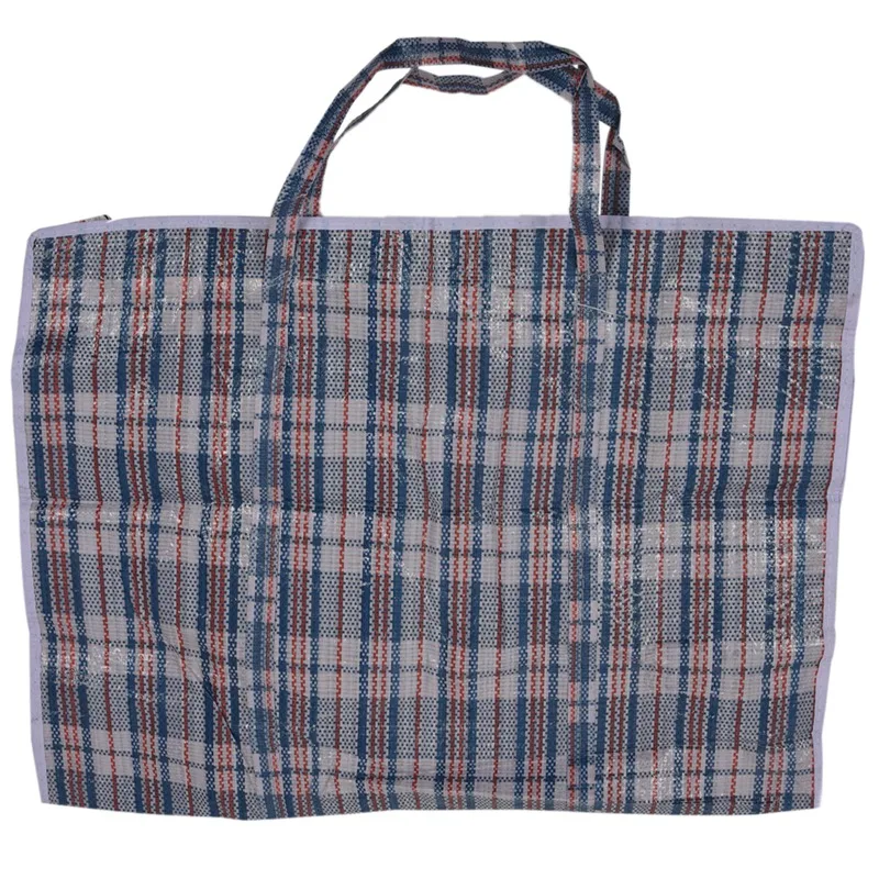 

LAUNDRY SHOPPING ZIPPED BAG REUSABLE ZIPPERED STORAGE LUGGAGE TOTE BAGS, 1*Large: 80*20*60cm