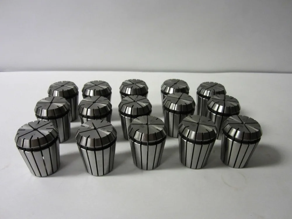 

15pcs ER32 COLLETS--common sizes--1/4, 3/8, 1/2, 5/8, 3/4--overstocked--New