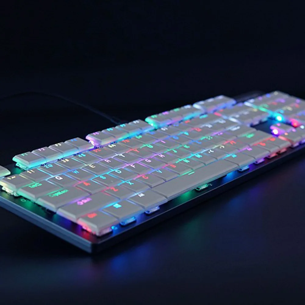 

Professional Ergonomical MOTOSPEED CK94 104 Keys USB Wired RGB Backlit Mechanical Gaming Keyboard#ZS