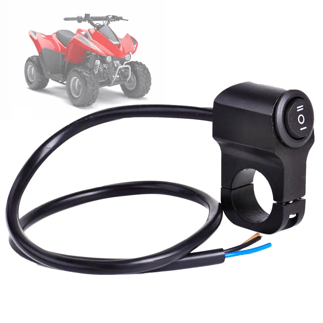 DWCX 7 8 12V Handlebar Headlight font b Lamp b font On Off Kill Stop Switch
