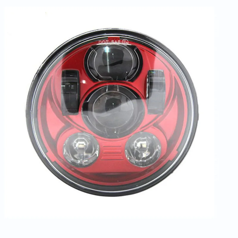 Аксессуары для мотоциклов 5 3/4 ''Harley светодиодные фары 5.75 дюймов для вождения фар для Harley 48 Sportster Dyna гладить 883 Softail