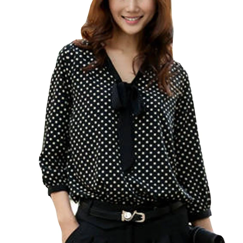 New Autumn Ruffles Flare Long Sleeve Women Blouse Fashion