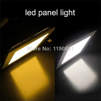 

Free shipping 15W led panel lights 1500lm warm white square suspended smd led ceiling spot panels lighting bulb