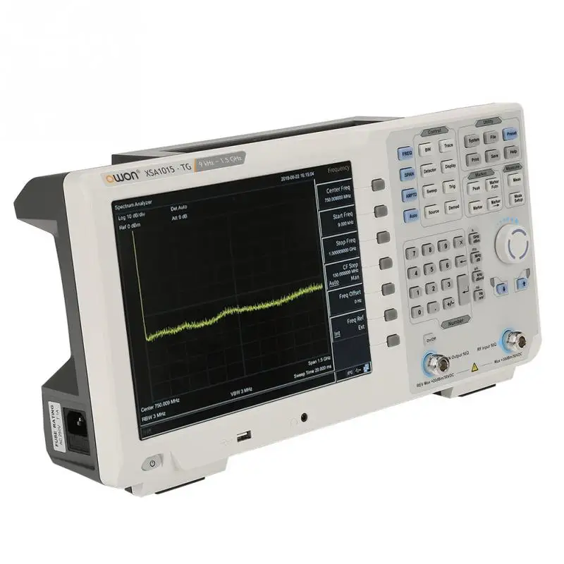 OWON XSA1015 TG анализатор спектра осциллограф 9 кГц 1 5 ГГц 10 4 дюймов TFT ЖК трекинг