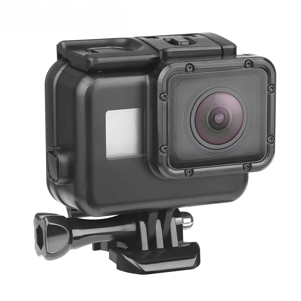 SHOOT 45 m Подводный Водонепроницаемый чехол для Gopro Hero 7 6 5 черный для Go Pro 5 6 Водонепроницаемый защитный корпус аксессуар - Цвет: XTGP377A