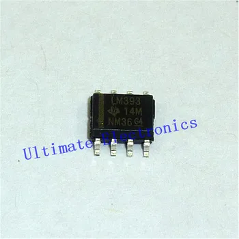 

100pcs/lot LM393DR LM393 SOP8 low power voltage comparator IC SOP-8