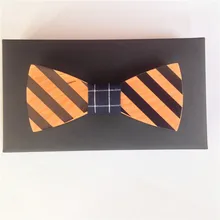Галстук для мужчин Женская мода бренд галстук-бабочка ручной работы из дерева, свадебные, деловые, деревянные шейный массажер Ретро галстуки-бабочки для мальчиков