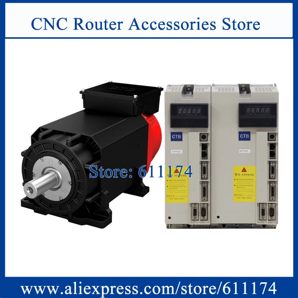 

5.5KW AC380V Spindle Servo motor 35Nm with matched driver for cnc milling machine