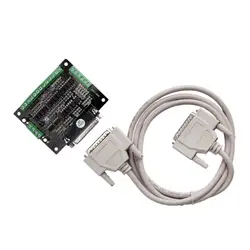 CNC 6 оси DB25 Breakout совета Интерфейс адаптер MACH3 KCAM4 EMC2 + DB25 кабель жаждет