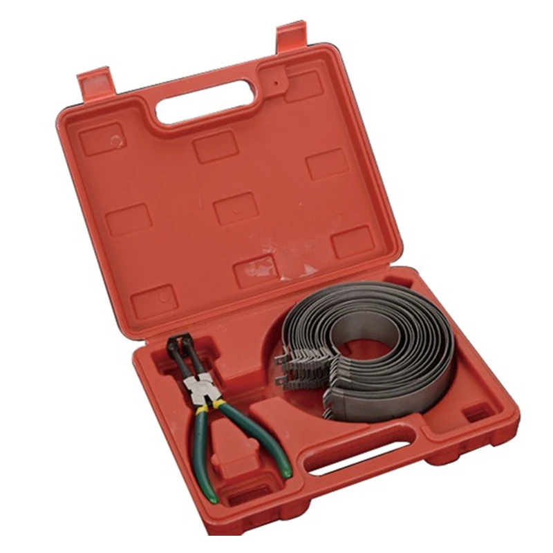 

14Pcs Rings Piston Ring Compressor Plier Clamp Remover Assembly Cylinder Installer Ratchet Pliers 62-140mm