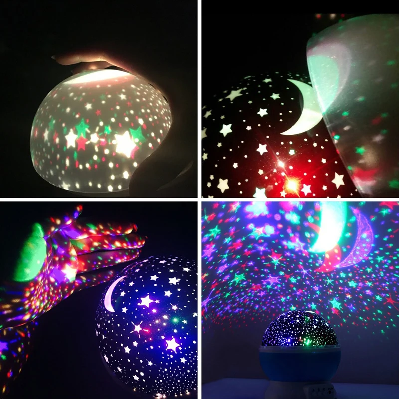 Romantic Rotating Spin Night Light Projector (14)