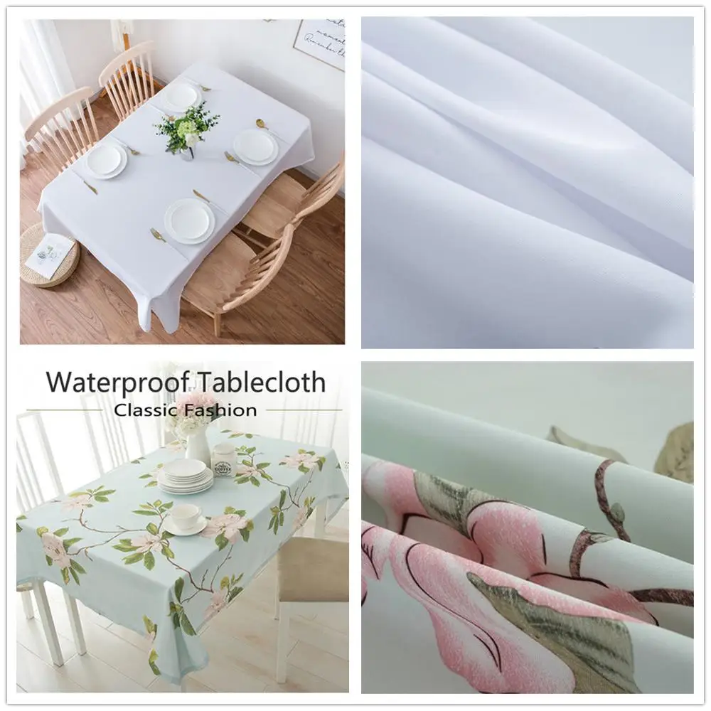  Customize Any Pattern Tablecloth Square/Rectangular Christmas/Wedding/Party/White Table Cover Anime