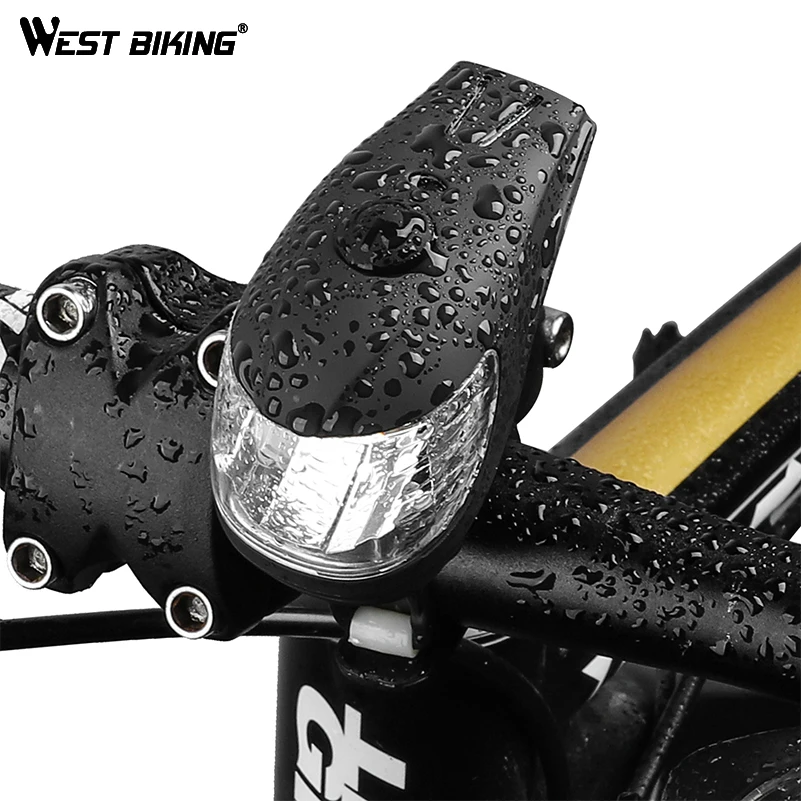 WEST BIKING Bicycle Light Induction Waterproof Mini Flashlight Handlebar USB Charging Smart Sensor Safety Bike Front Headlights