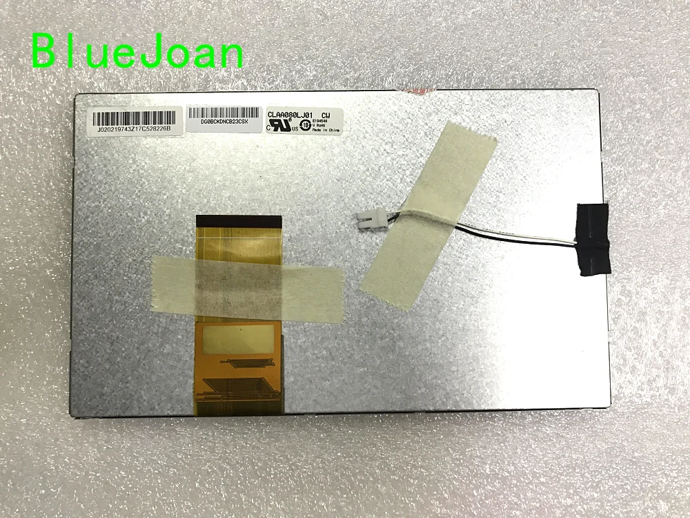 Original new CPT 8.0 inch TFT LCD Screen CLAA080LJ01CW 800 RGB *480 WVGA No Touch Panel CLAA080LJ01 CW | Автомобили и мотоциклы