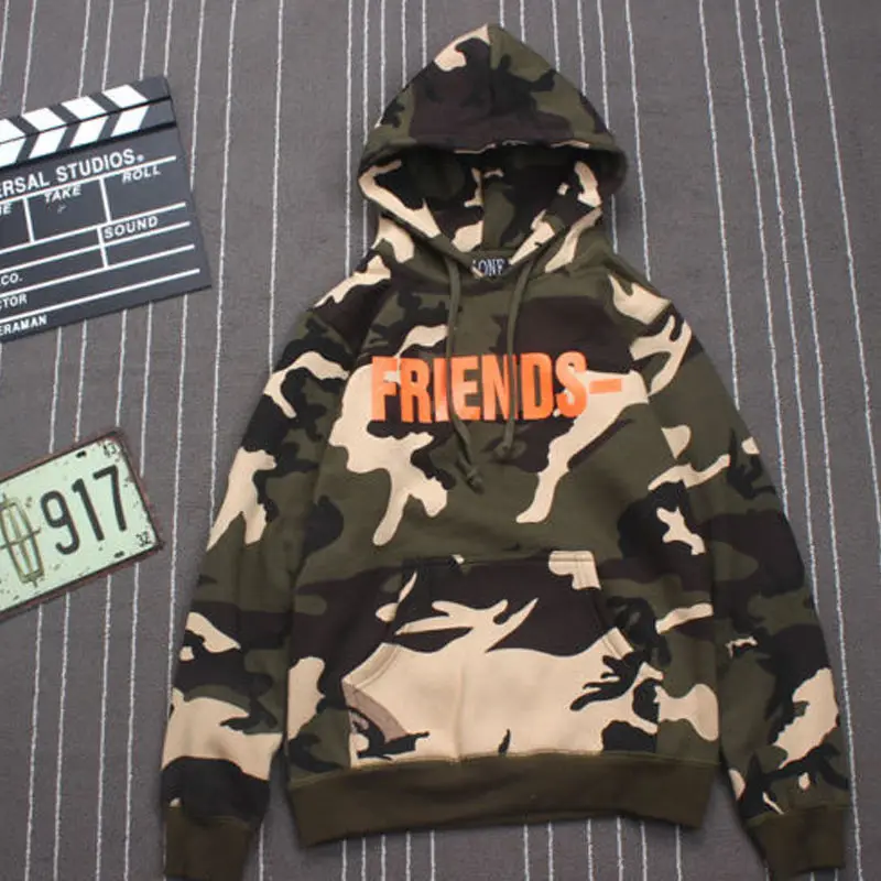 camo friends hoodie