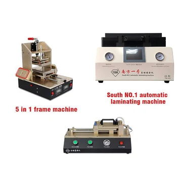 

TBK-808 Automatic Bubble Removing Laminating Machine+5 in1 Frame Separator machine+ Automatic OCA Film Laminating Machine