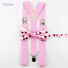 Мужские однотонные разноцветные подтяжки усы напечатаны полиэстер бабочкой набор y-обратно Подтяжки Пояс с бабочками регулируемый галстук-бабочка аксессуар