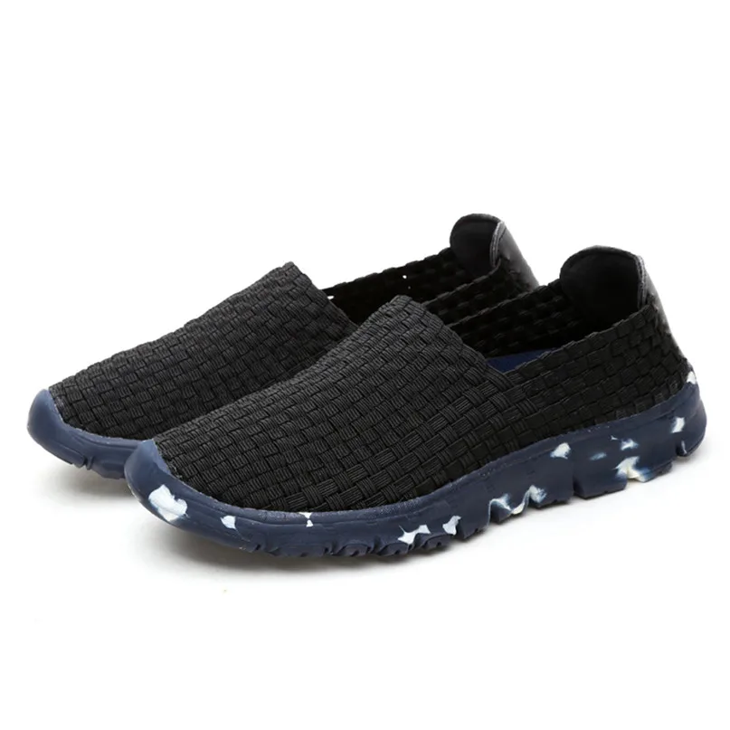 Comfortable Shoes Women Woven Flat Breathable Shallow Mouth Lazy Slip Resistant Leisure Sport Shoe Running Shoes Adult #2O24#F (17)