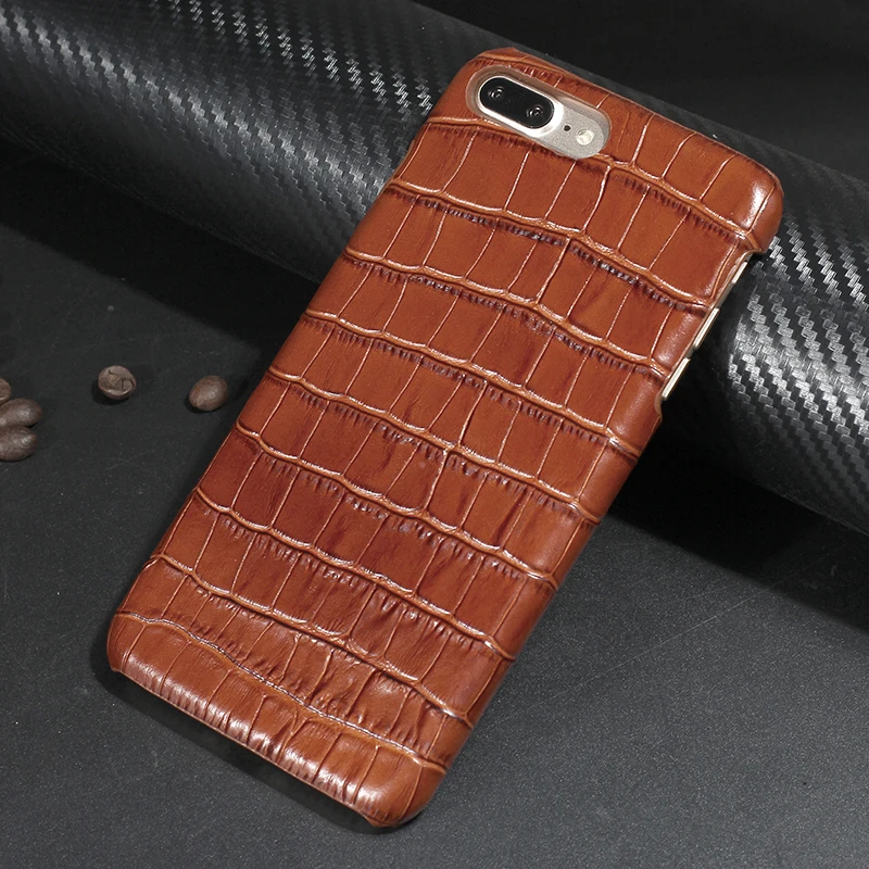imágenes para Solque Lujo Genuino Cubierta de Cuero Del Caso Para el iphone 7 Fundas Coque delgado Hard Shell para el iphone 7 Plus 3D Cocodrilo patrón imágenes para Solque Lujo Genuino Cubierta de Cuero Del Caso Para el iphone 7 Fundas Coque delgado Hard Shell para el iphone 7 Plus 3D Cocodrilo patrón