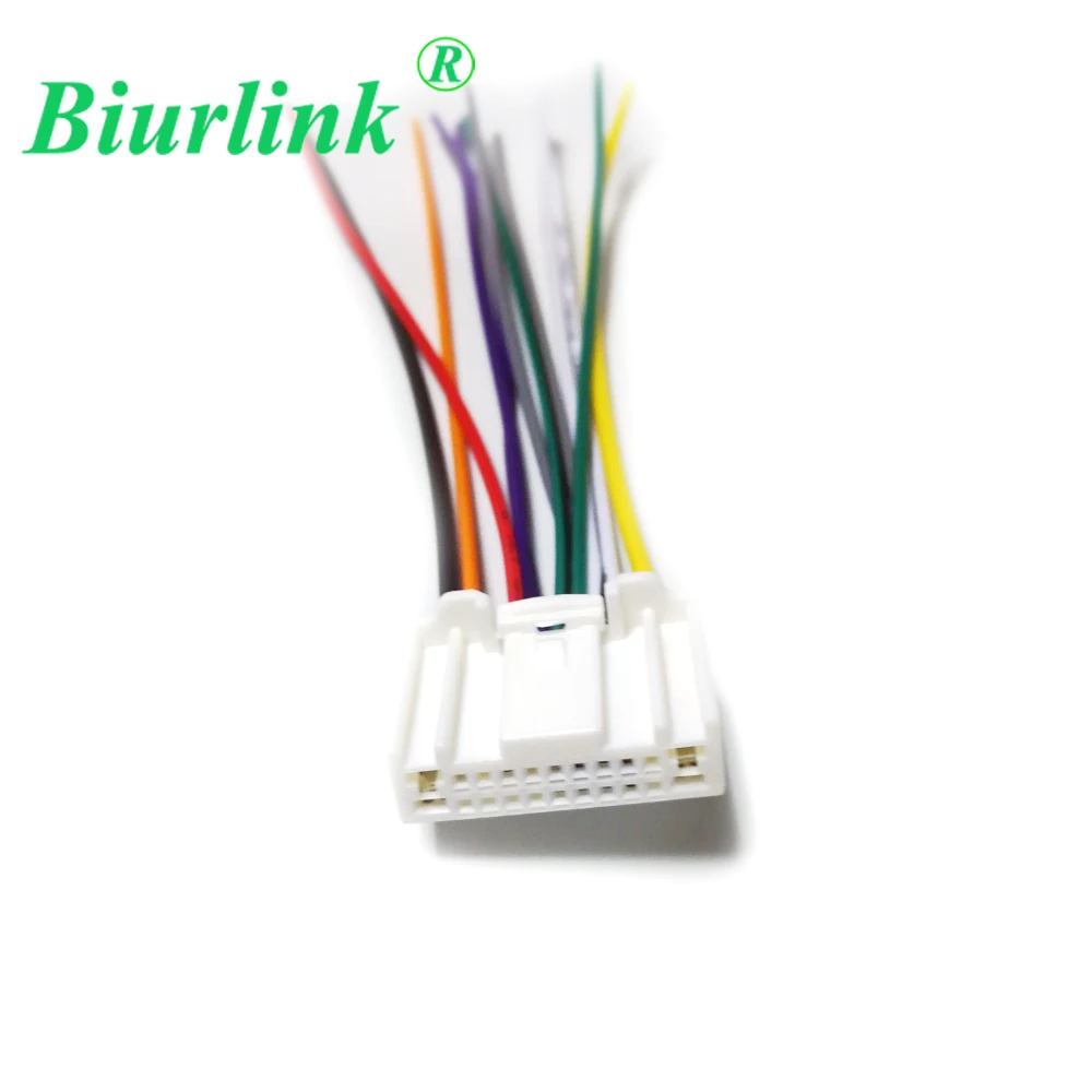 Biurlink Male CD Changer Power Harness Wiring Cable For Nissan Qashqai