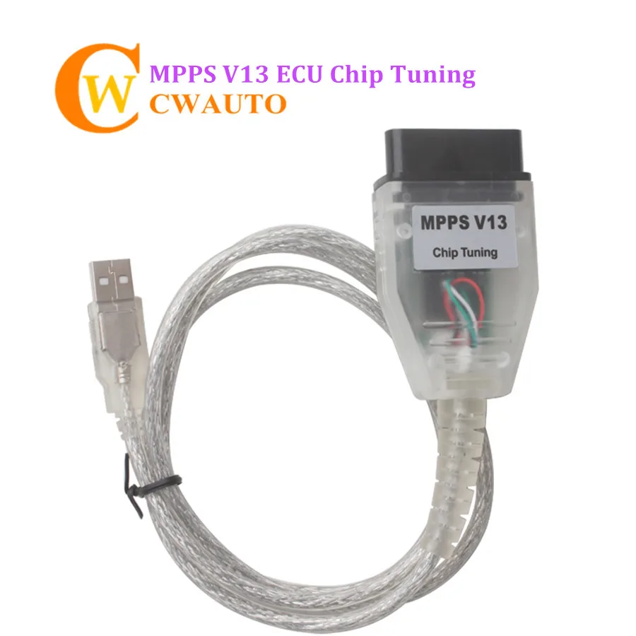 

MPPS V13.02 SMPS ECU Chip Tuning Flash USB OBD2 Interface K+CAN