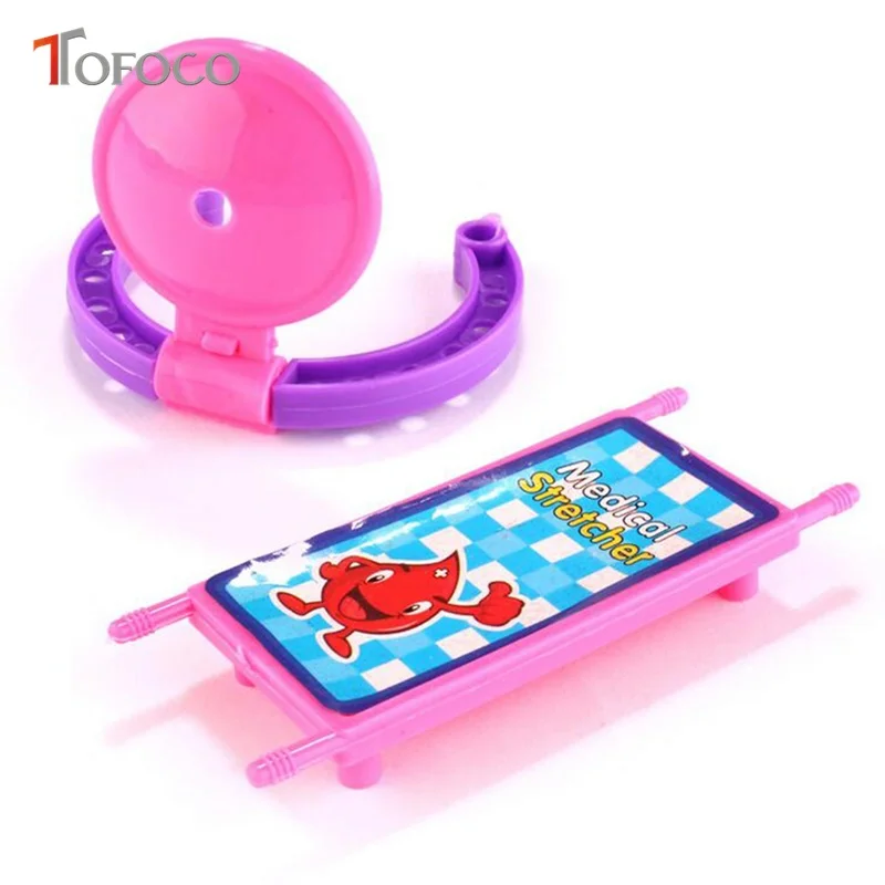 TOFOCO 18 шт. пластиковый Игровой Набор доктора игрушки для детей девочек моделирование медицинская коробка обучающий воображаемый доктор Чехол Набор игрушек подарок