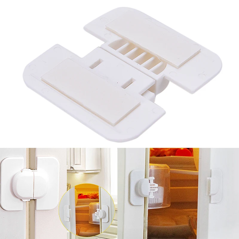 1Pcs Home Refrigerator Fridge Freezer Door Lock Latch Catch Toddler