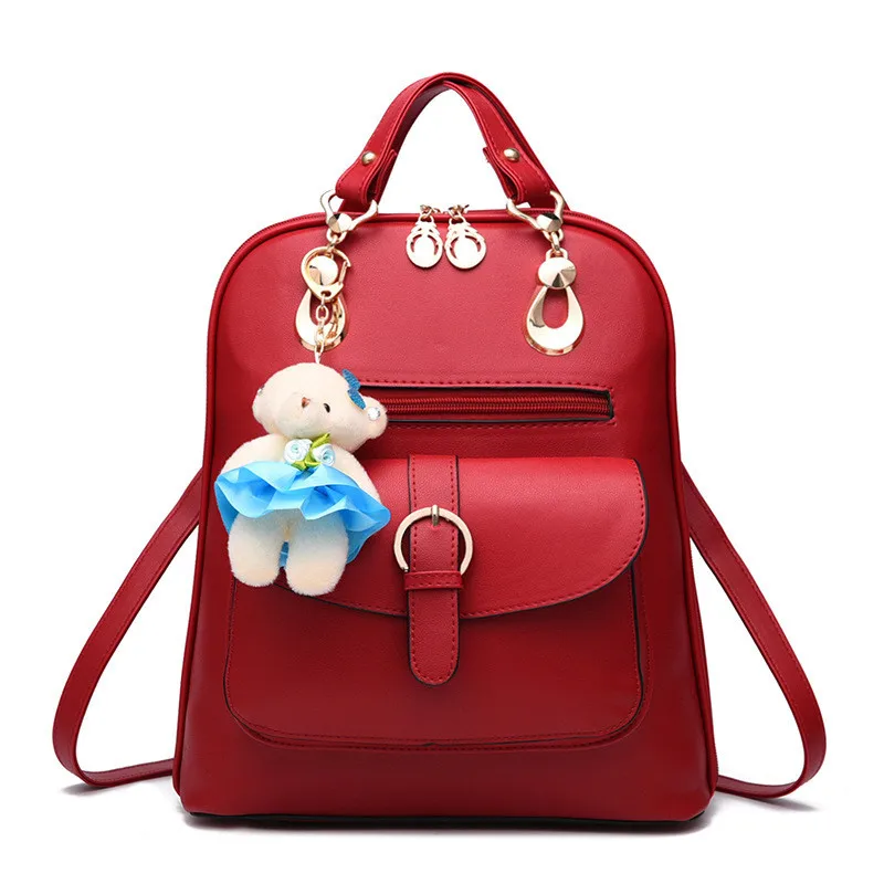 Women Backpack New Spring And Summer Students Backpack Girls Korean Style Backpacks With Bear High Quality