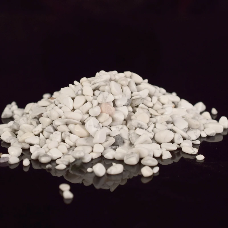 ЭКСТРА 10 г бесплатно 100 натуральный белый Howlite минеральный щебень тонущий камень