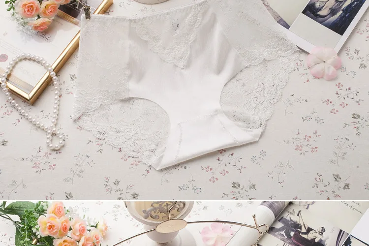 Underwear Women Cotton Panties Sexy Lace Lingerie Hollow Briefs Seamless Bragas Calcinha Intimates Underpants Plus Size Ropa (5)