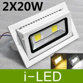 

white shell 40W LED Floodlight Outdoor Flood Light Warm White/Cool White AC85-265V DC12v free shipping on sale
