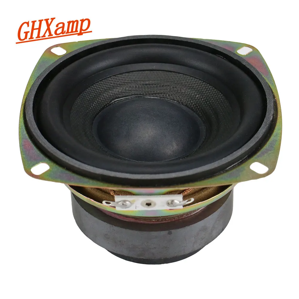 Динамик GHXAMP с 4 дюймовым сабвуфером 8 Ом 30 Вт Hi Fi сабвуфер громкий динамик