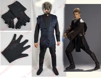 

Star Wars Luke Skywalker Cosplay Costume top+pant with shoe covers and one glove