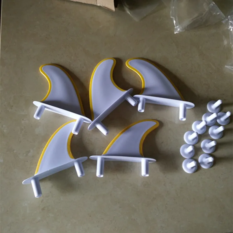 

G5+GX 5pcs/set Surf board soft board series white soft board fin