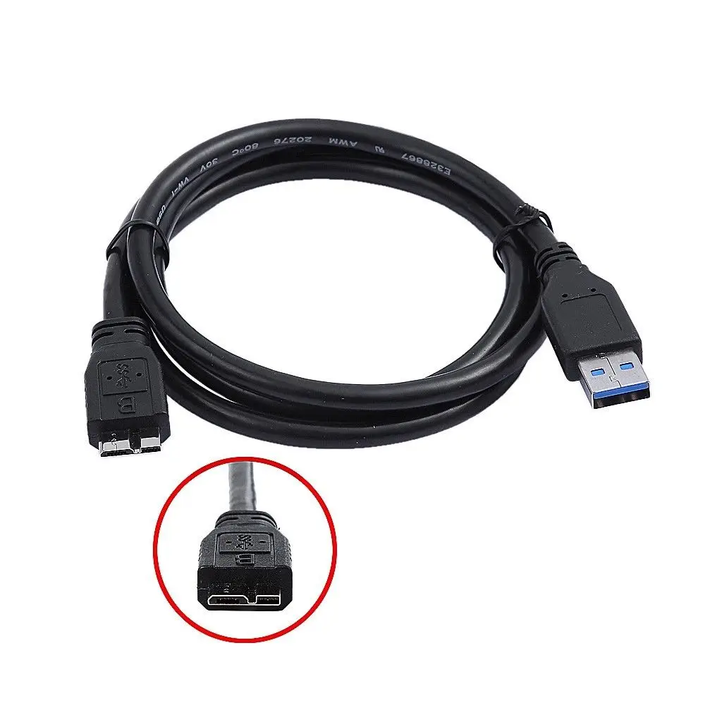 Usb 3 0 Pc Data Sync Cable Cord For Seagate Goflex Desk Desktop