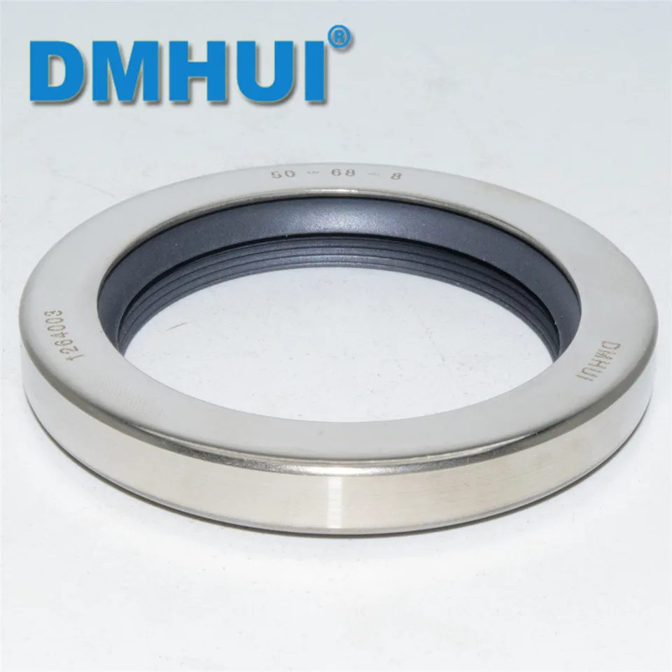 Китай DMHUI бренд Двойные Губы роторный винтовой компрессор из нержавеющей стали PTFE сальники 50*68*8/50x68x8 ISO 9001: 2008 50*68*8 мм