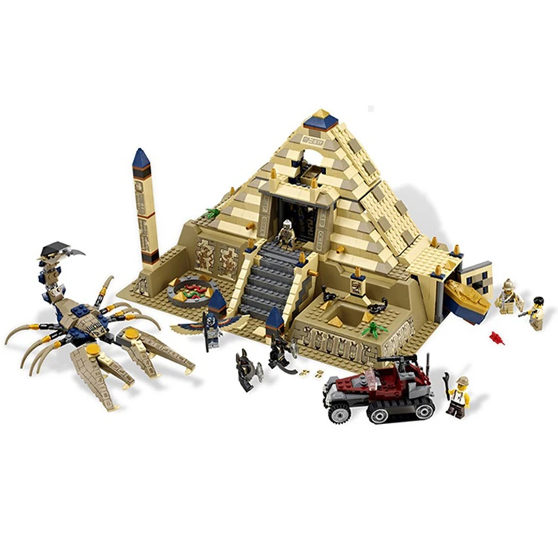 Scorpion Pyramid Compatible with Legoings Egypt Pharaoh Building Blocks Bricks Toys Model Gifts 