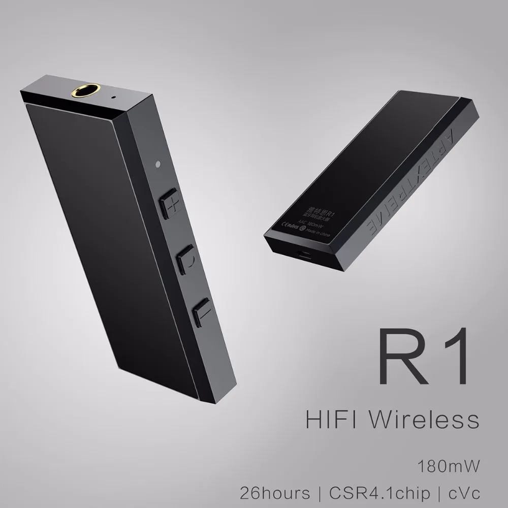 

Artextreme R1 Wireless Bluetooth 4.1 CVC Receiver Portable HiFi Headphone Amplifier