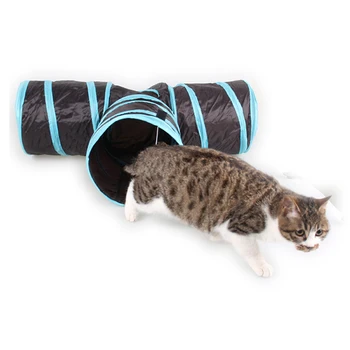 

Pet Animals Soft Cats Tunnel Toys Tube Cloth Hideout Playing Folding Home Ball