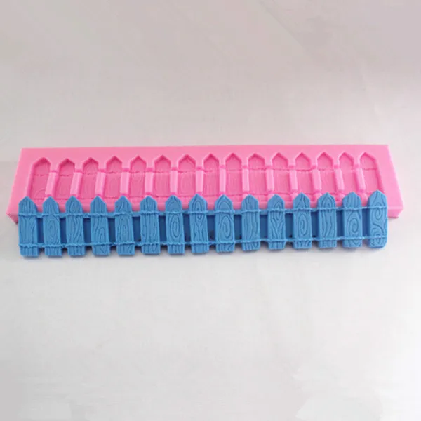 

Fence Shaped Silicone Mold Sugar Paste 3D Fondant Cake Decoration Tool