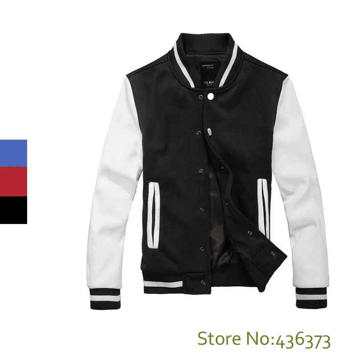 High Quality Mens Casual Classic Simple Design Letterman Jackets unisex